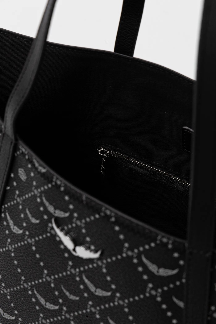 Geantă Z SHOPPER MONOGRAM Zadig&Voltaire negru LWBA03896.1