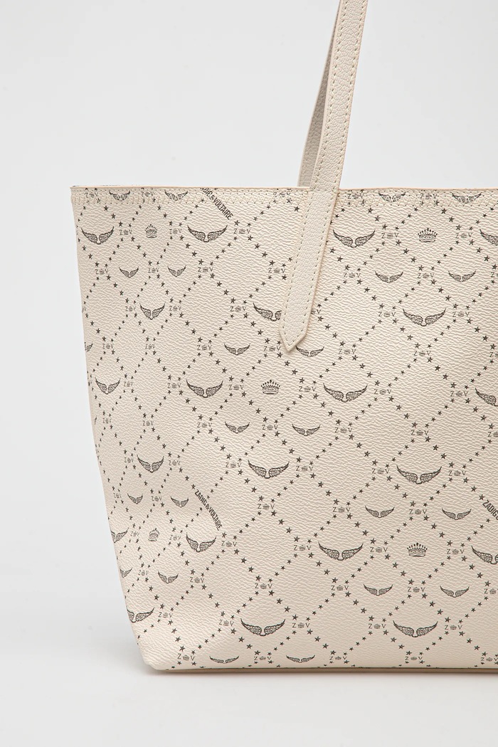 Accesorii Zadig&Voltaire Geantă Z SHOPPER MONOGRAM LWBA03896.100 bej