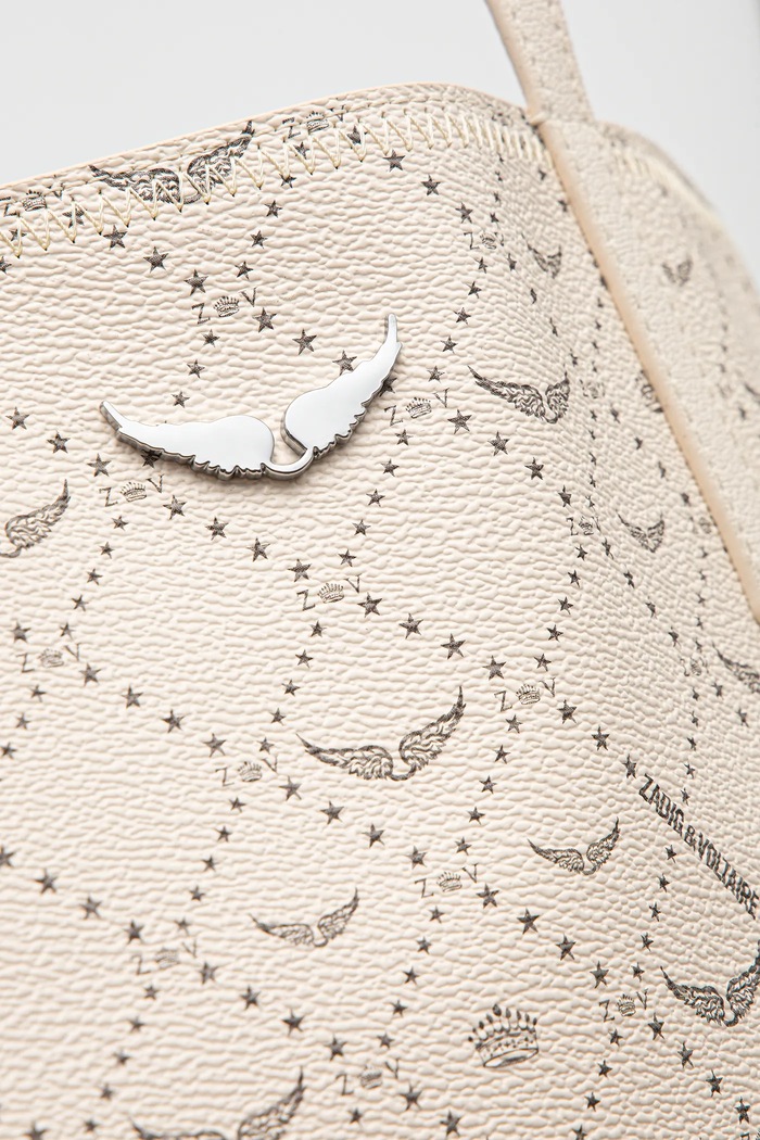 Geantă Z SHOPPER MONOGRAM Zadig&Voltaire LWBA03896.100 bej