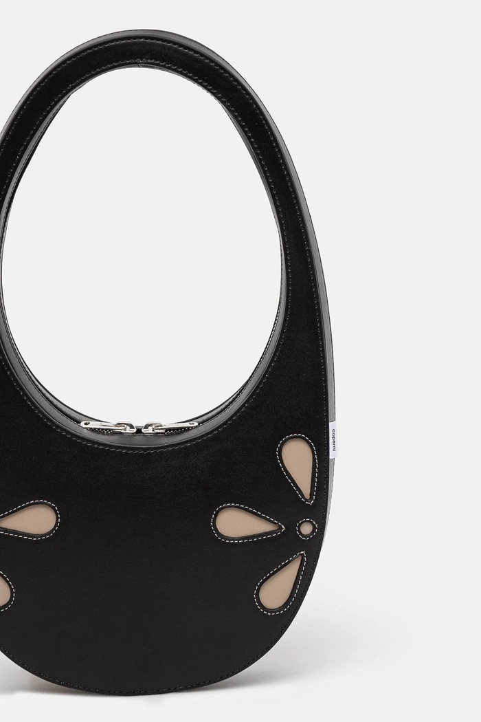 Doplňky Kožená kabelka Coperni Petal Swipe COPBA01PF6031 černá