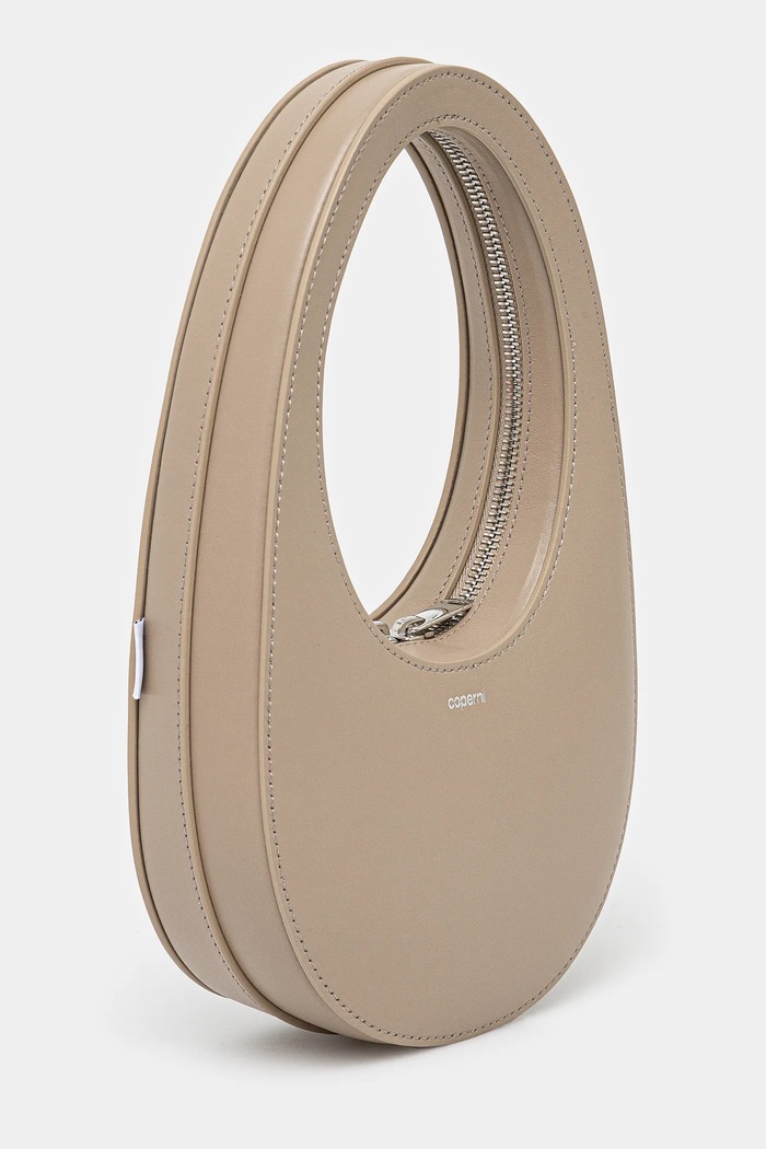 coperni Poșetă de piele Mini Swipe COPBA01BISF6012 bej SS25