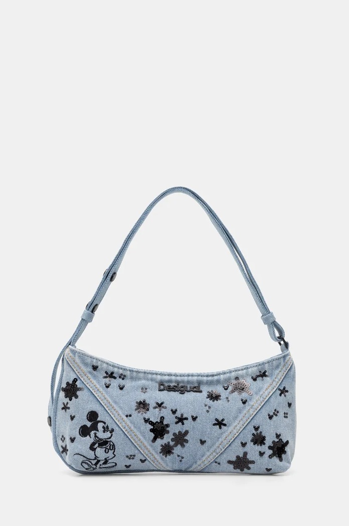 Jeans torba Desigual MICKEY SPLE Tekstil modra 25SAXD16