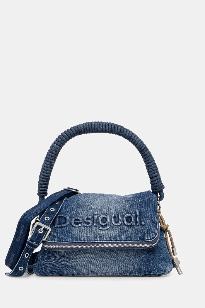 Desigual Poseta HALF LOGO albastru 25SAXD23