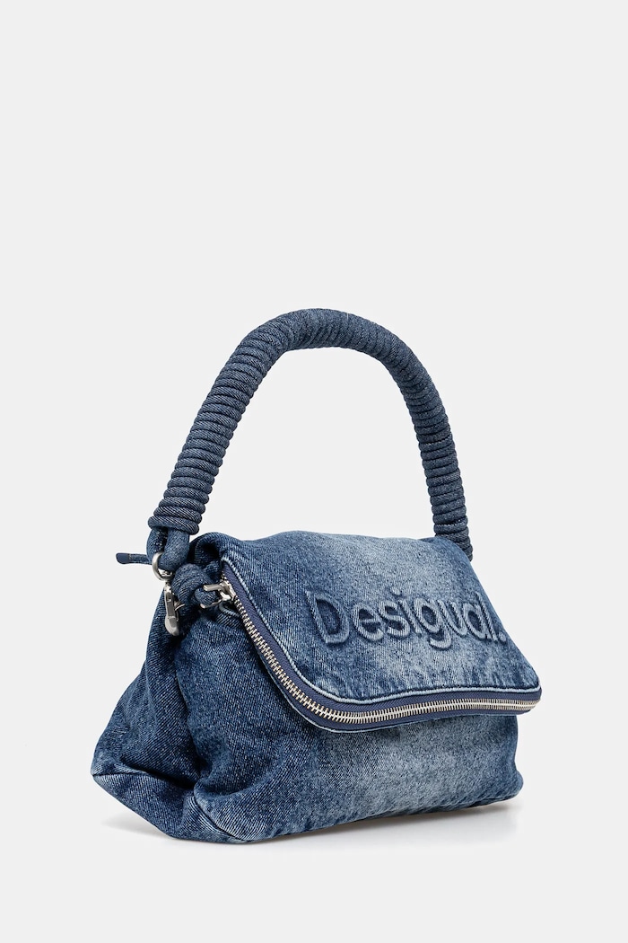 Desigual Poseta HALF LOGO 25SAXD23 albastru SS25