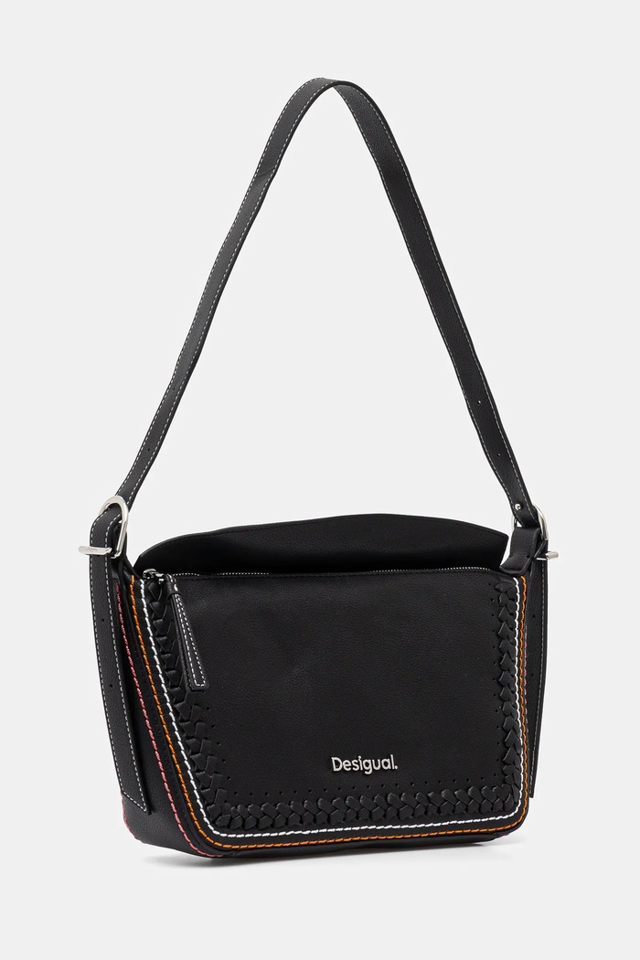 Τσάντα Desigual TRAMA MUNICH 25SAXP52 μαύρο SS25