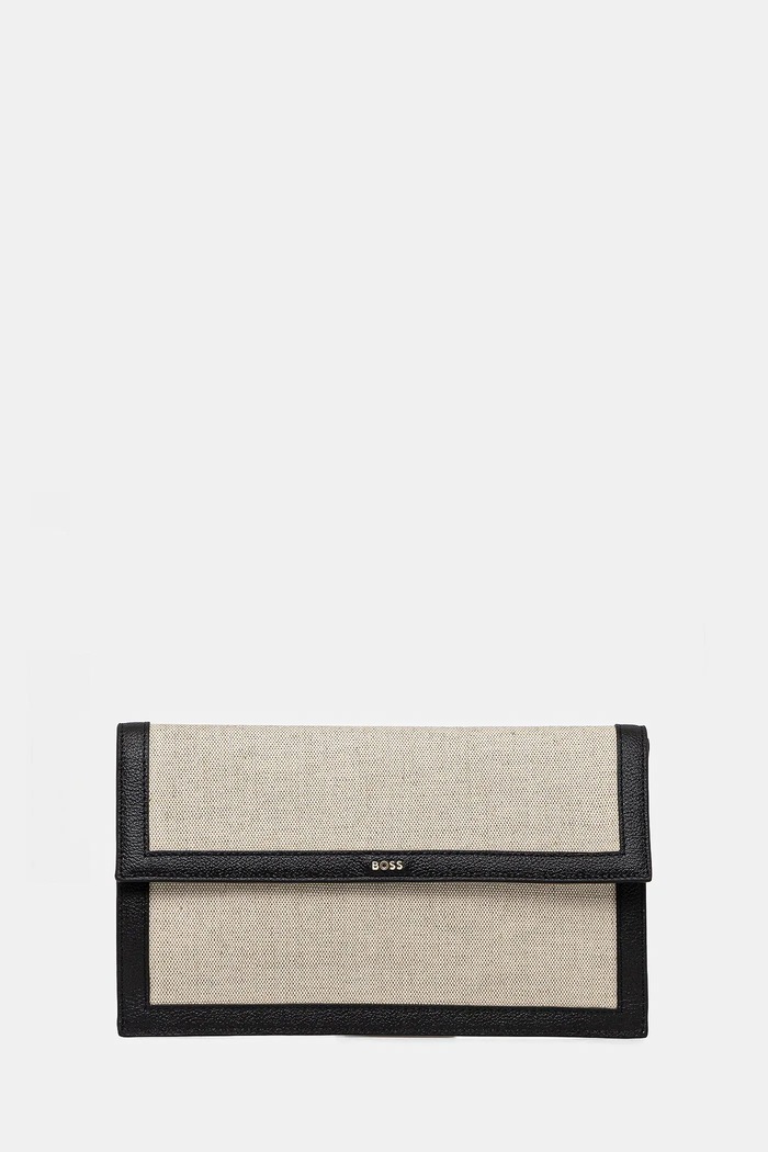 BOSS lapos táska textil bézs 50542077