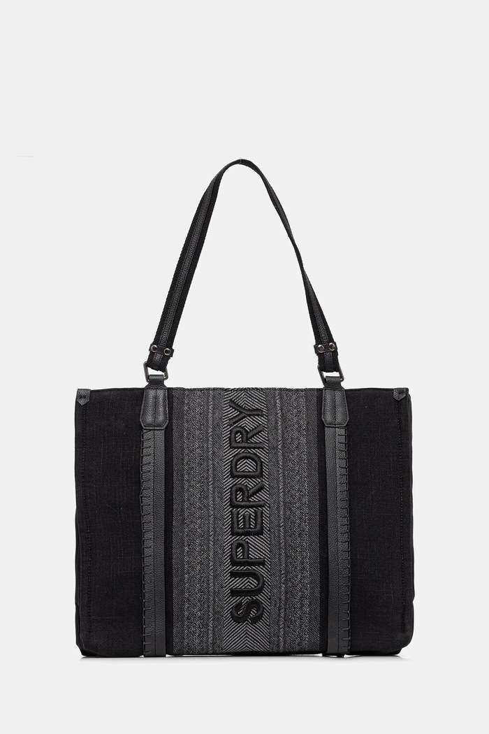 Kabelka Superdry nášivka černá W9110412A.02A