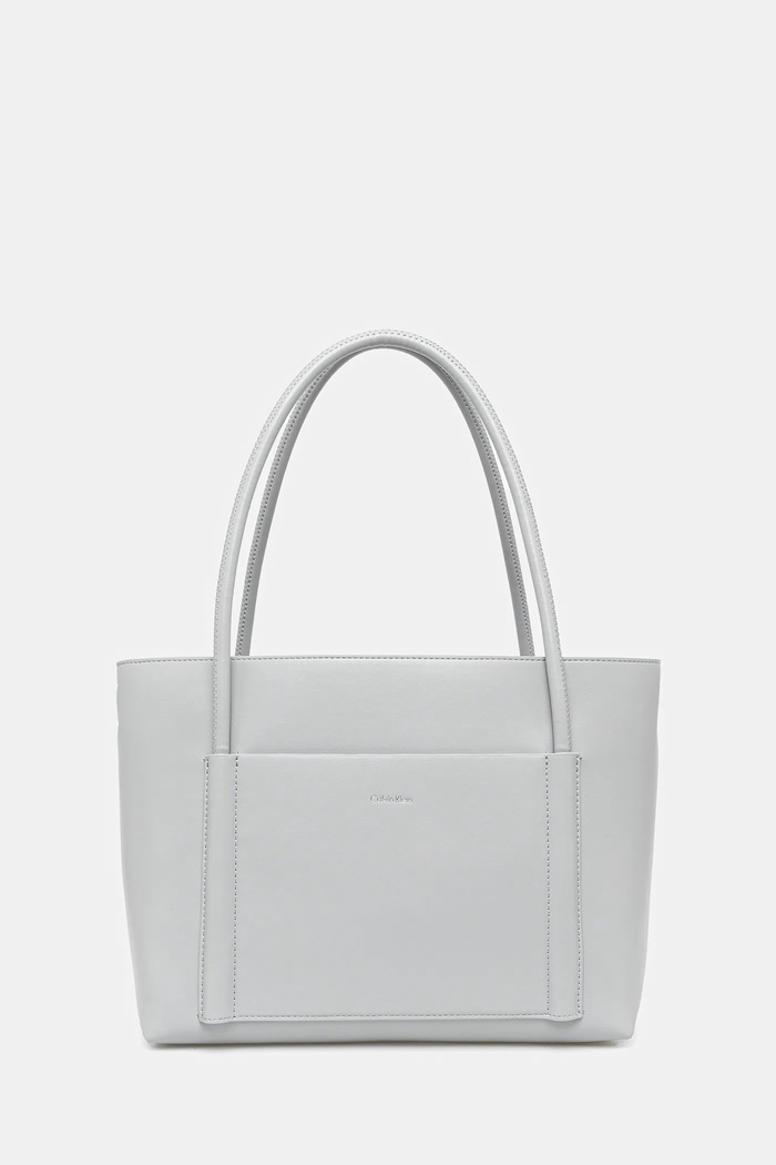 Torba Calvin Klein bez uzorka plava K60K613110