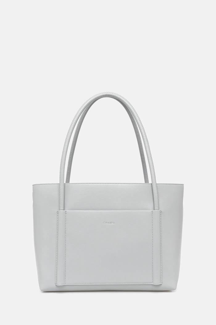 Torba Calvin Klein bez uzorka plava K60K613110