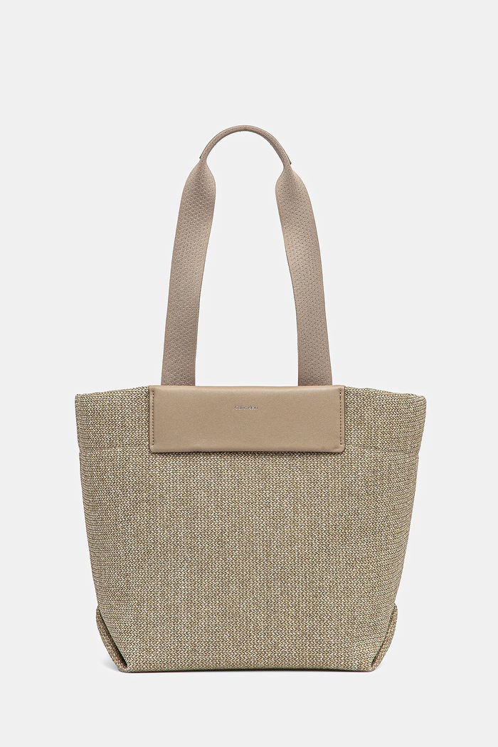 Calvin Klein torebka mieści A4 beżowy K60K613174