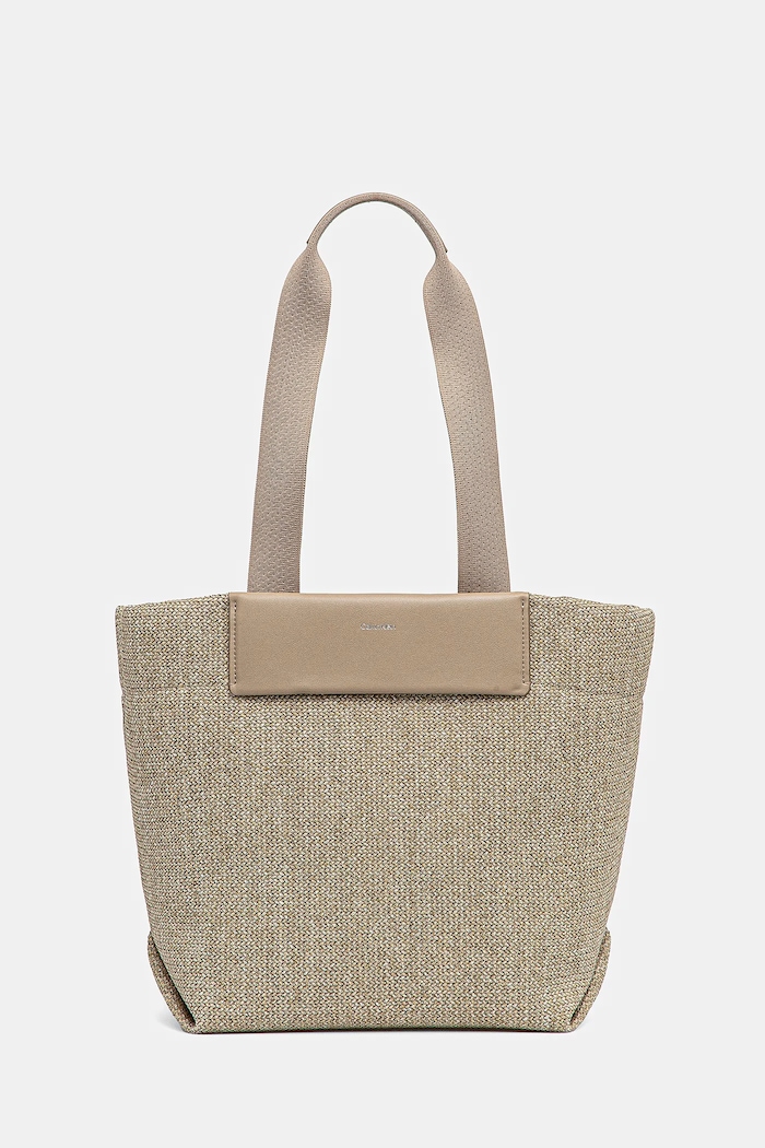 Calvin Klein torebka mieści A4 beżowy K60K613174