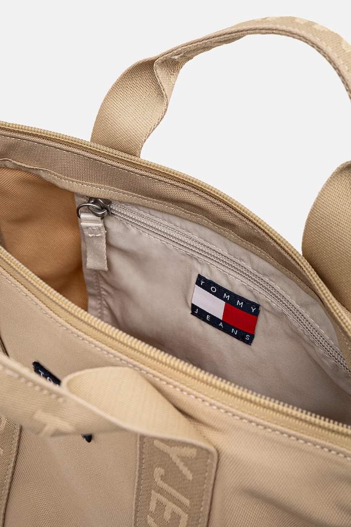 Geantă Tommy Jeans bej AW0AW17288