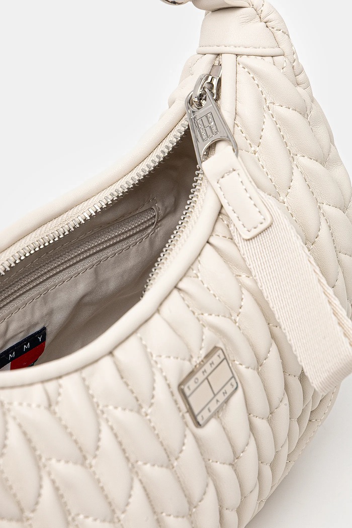 Geantă Tommy Jeans bej AW0AW17302