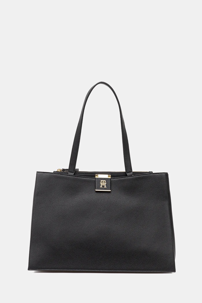 Tommy Hilfiger crossbody torbica ženska iz umetnega usnja črna AW0AW17191