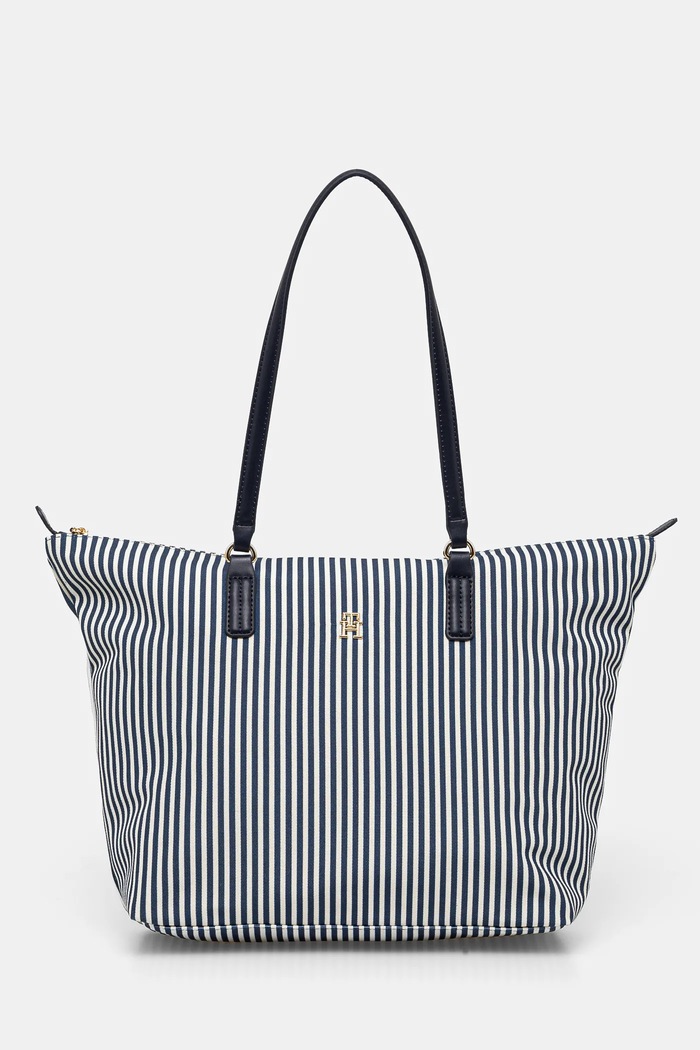 Kabelka Tommy Hilfiger vzorovaný námořnická modř AW0AW17203