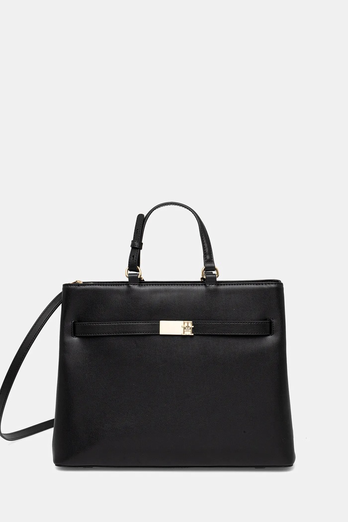 Tommy Hilfiger kézitáska szintetikus bőr fekete AW0AW17211