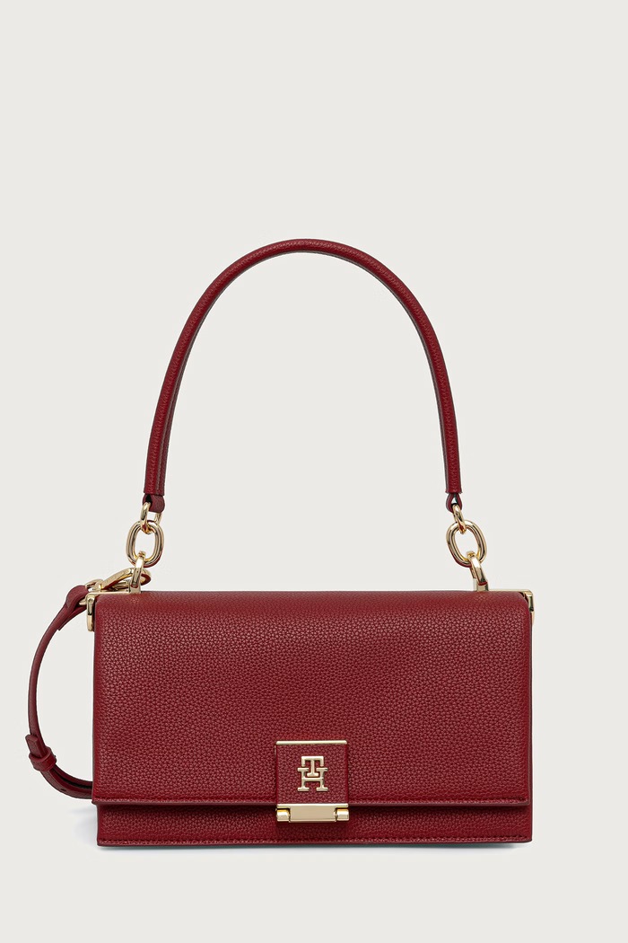 Tommy Hilfiger Crossbody torba za žene od imitacije kože crvena AW0AW17216