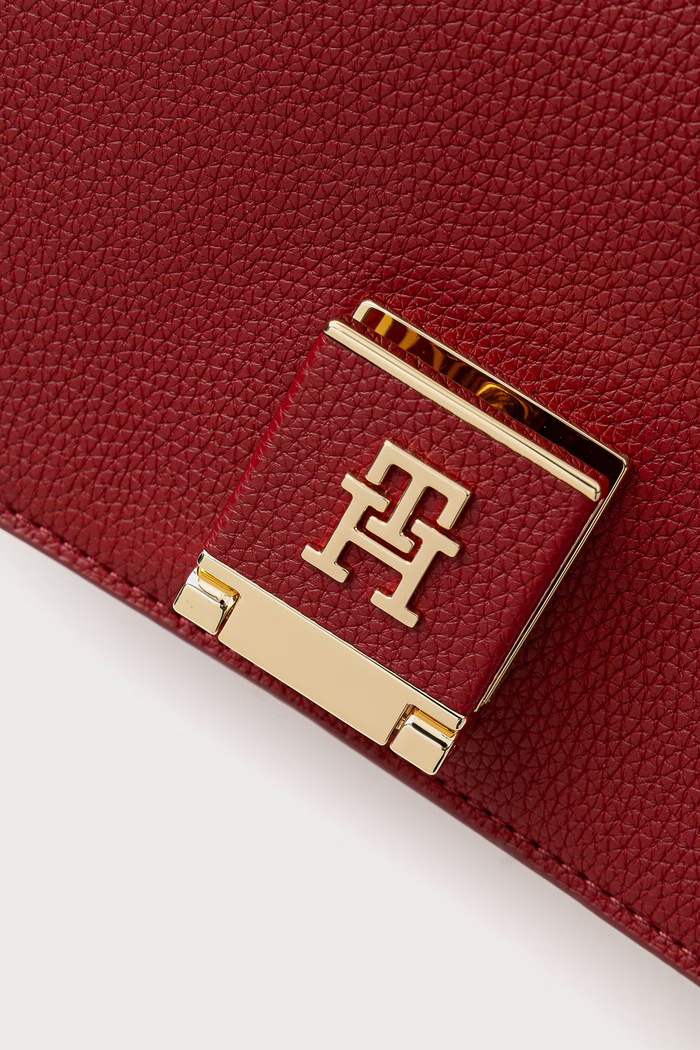 Crossbody torba za žene od imitacije kože Tommy Hilfiger AW0AW17216 crvena