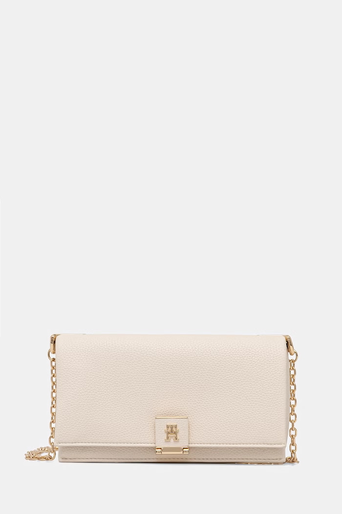 Tommy Hilfiger crossbody kabelka dámská z imitace kůže béžová AW0AW17403