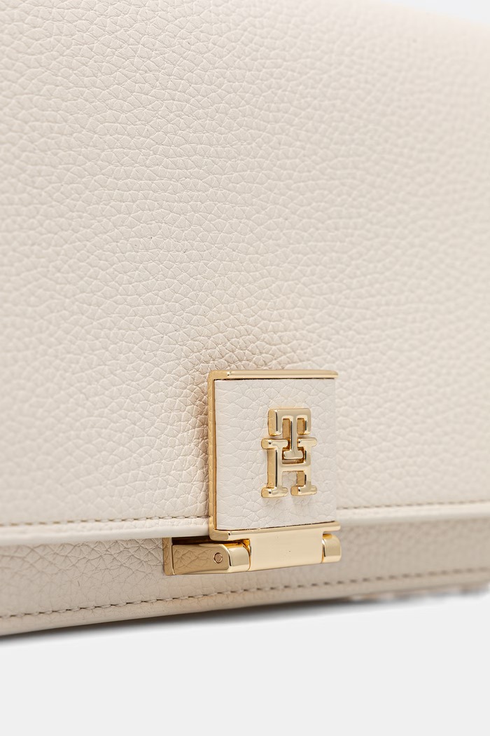Tommy Hilfiger crossbody kabelka dámská z imitace kůže béžová AW0AW17403