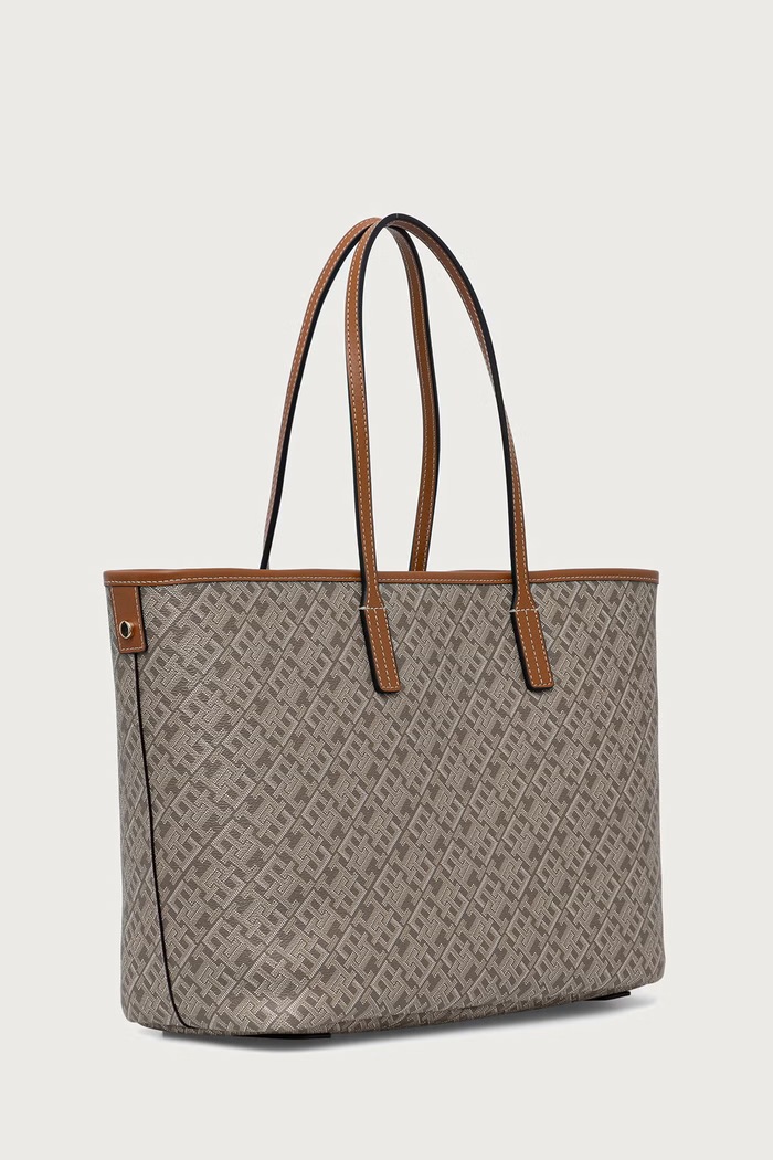 Akcesoria Tommy Hilfiger Torebka shopper damska AW0AW17416 beżowy