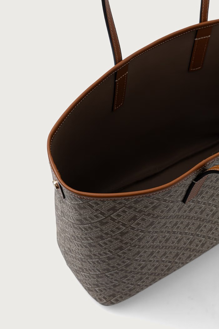 Torebka shopper damska Tommy Hilfiger beżowy AW0AW17416