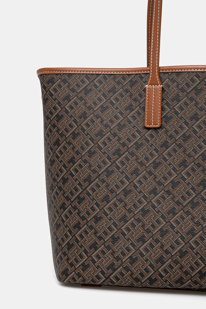 Accesorii Tommy Hilfiger geantă shopper pentru femei AW0AW17416 maro