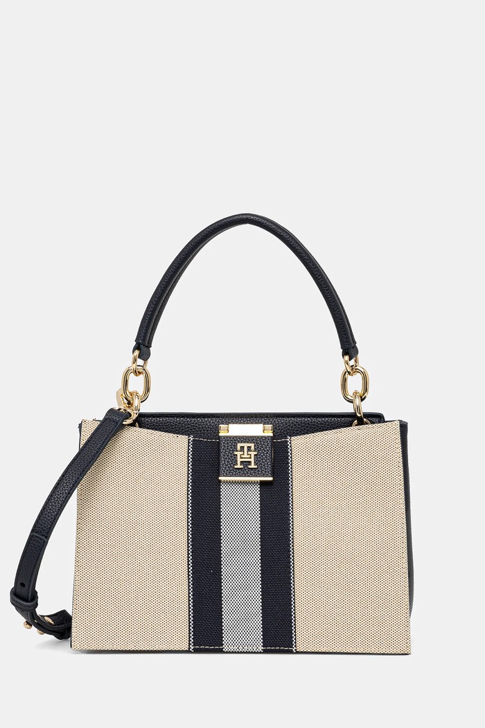 Kabelka Tommy Hilfiger vzorovaný béžová AW0AW17435