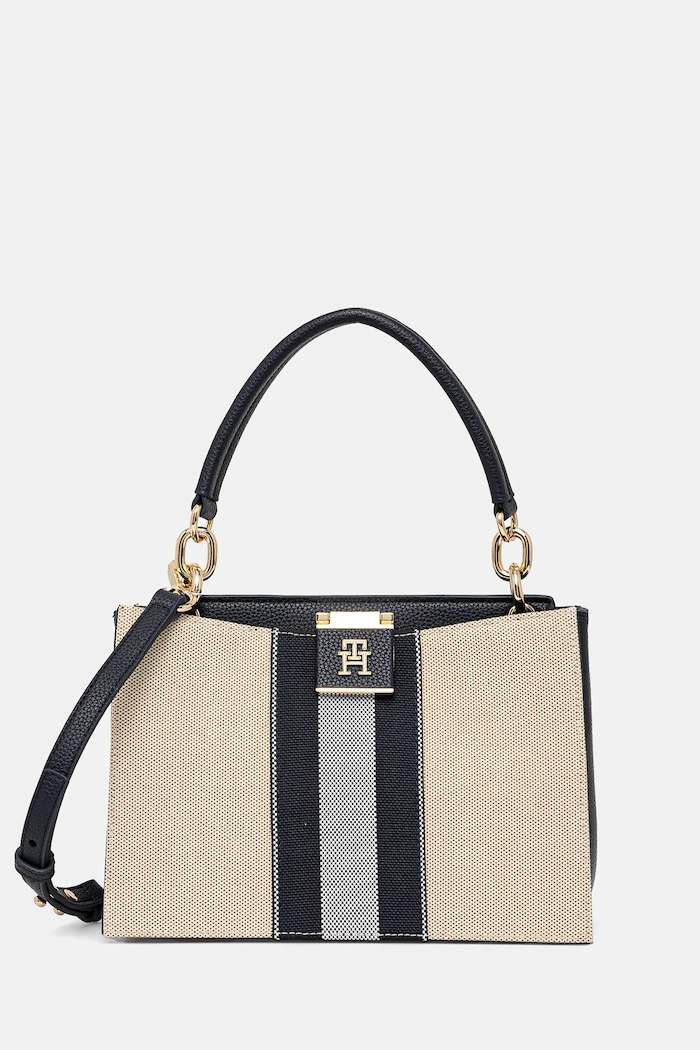 Kabelka Tommy Hilfiger vzorovaný béžová AW0AW17435