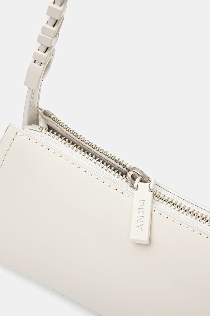 Dkny torebka skórzana R513DG57 beżowy