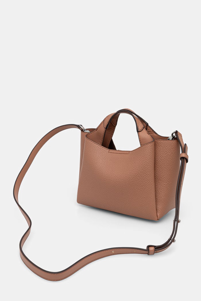 DKNY torebka crossbody damska z imitacji skóry beżowy R51DYJ07
