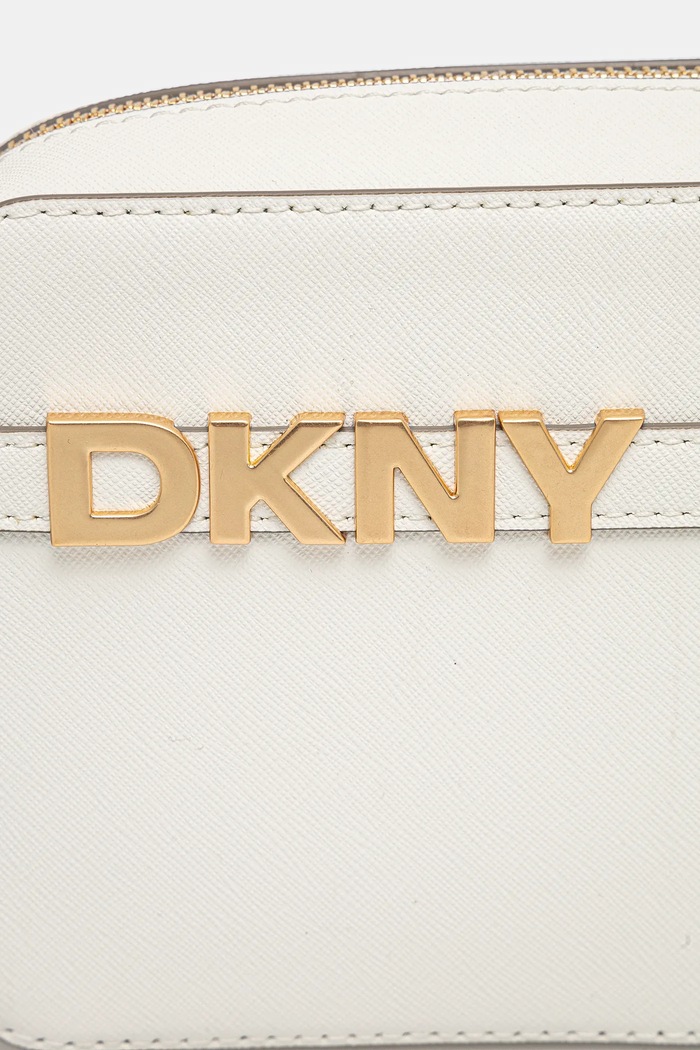Kožená kabelka Dkny béžová R51E1J31