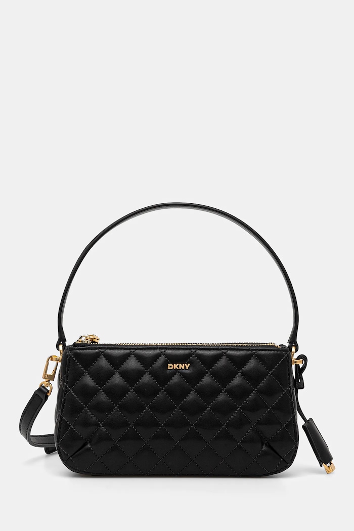 Dkny bőr táska nappa bőr fekete R44EKI78