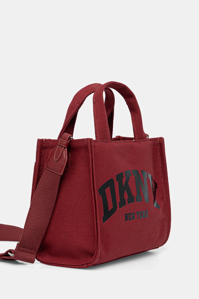 DKNY keresztpántos táska női pamut R41AOC80 piros SS26