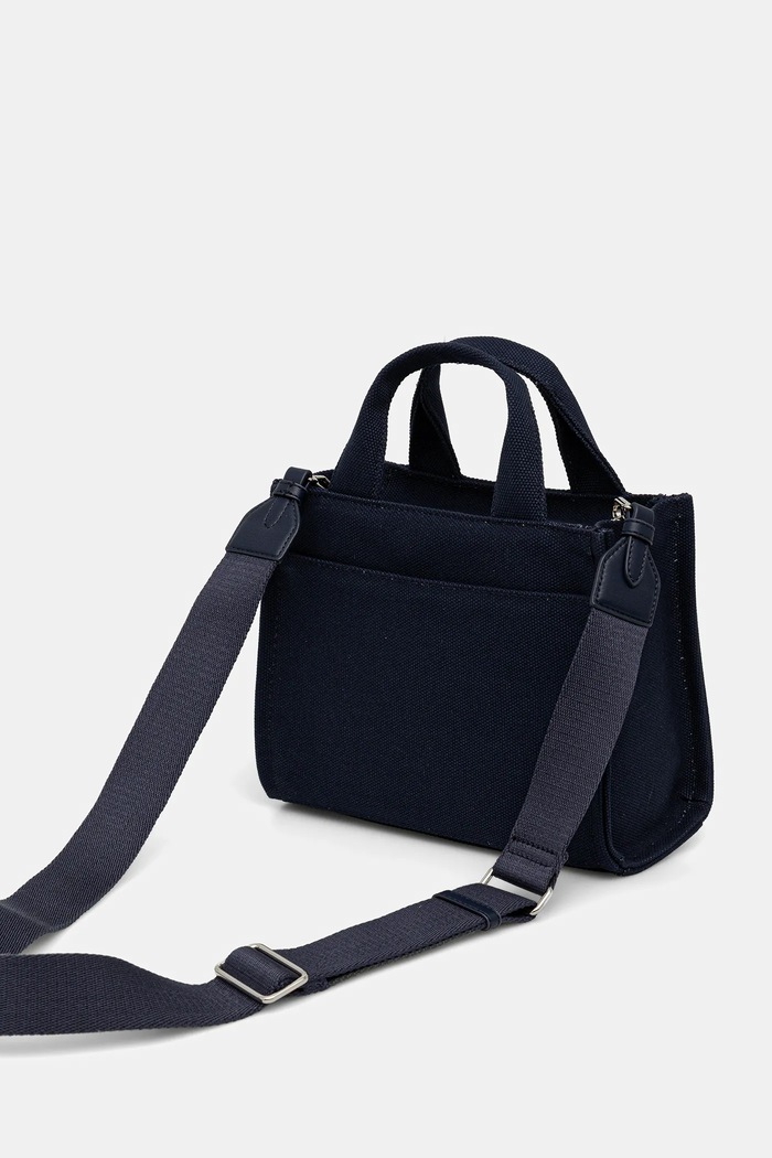 Doplnky DKNY crossbody kabelka dámska bavlnená R41AOC80 tmavomodrá