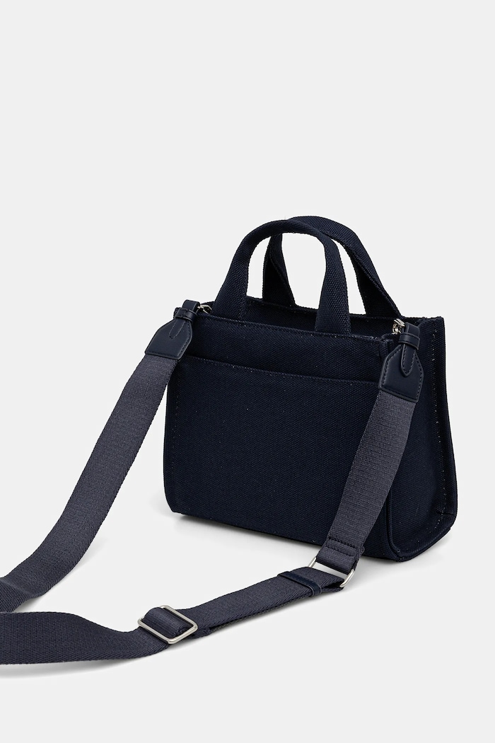 Doplnky DKNY crossbody kabelka dámska bavlnená R41AOC80 tmavomodrá