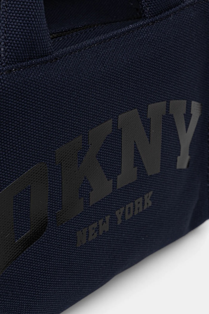 DKNY crossbody kabelka dámska bavlnená tmavomodrá R41AOC80