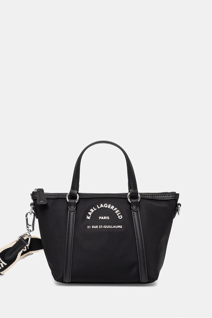 Karl Lagerfeld torebka mieści A4 czarny A2W30082