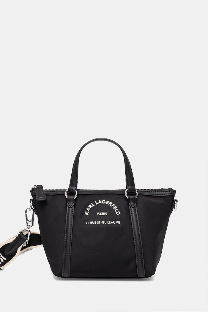 Karl Lagerfeld torebka mieści A4 czarny A2W30082