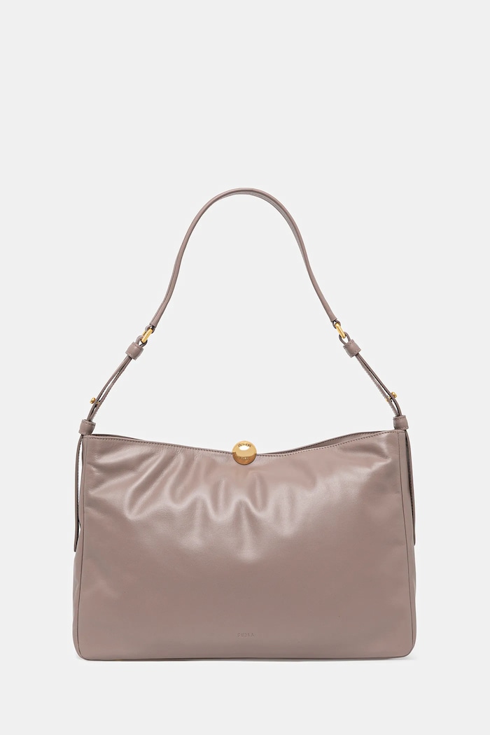 Furla torebka skórzana skóra licowa szary WB01365.BX3168.MA200