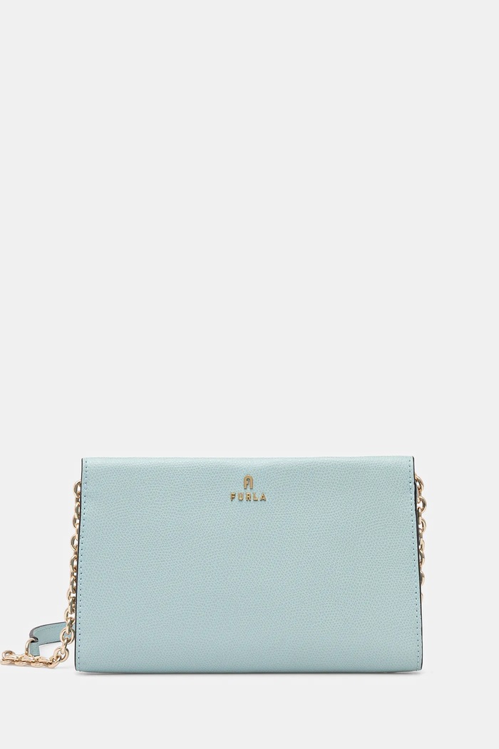 Furla bőr táska nappa bőr türkiz WE00528.ARE000.AQ000