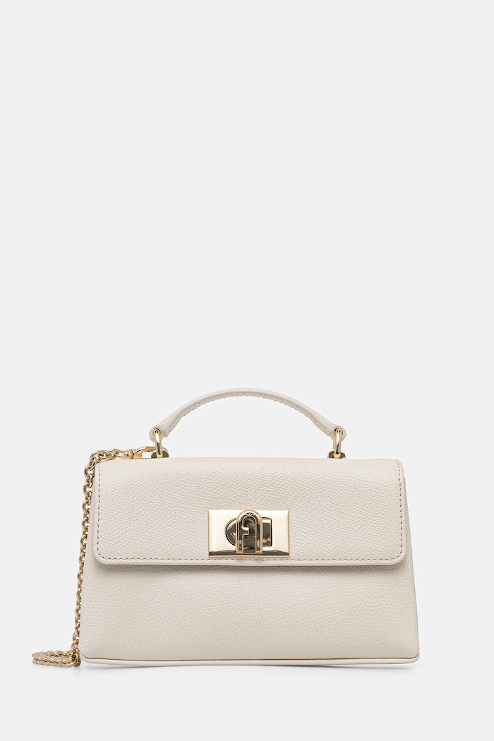 Кожаная сумочка Furla кожа бежевый WE00423.ARE000.PNN00