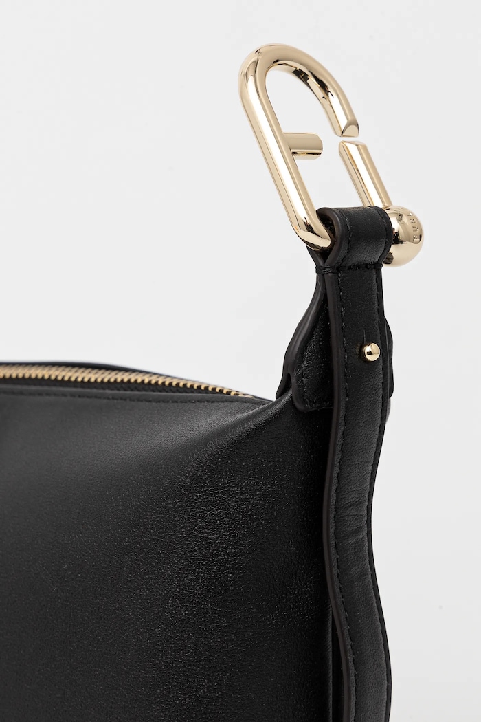 Kožená kabelka Furla černá WE00725.BX2045.O6000