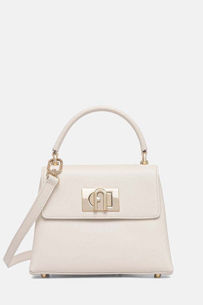 Furla torebka tote damska skórzana 1927 Mini Top Handle beżowy WB00109.ARE000.PNN00