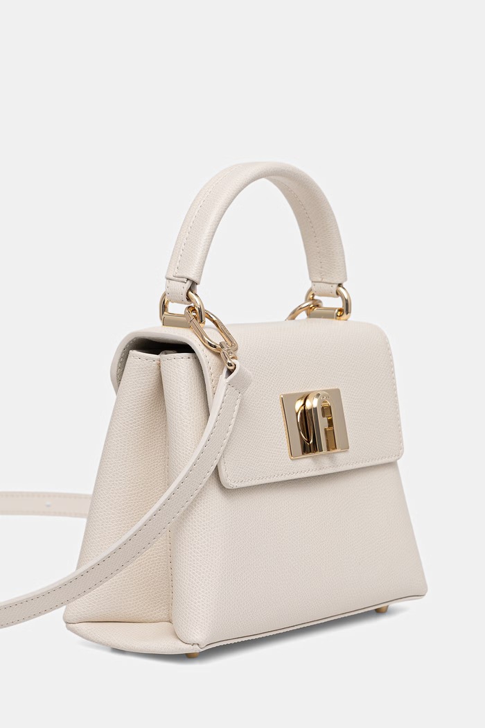 Furla torebka tote damska skórzana 1927 Mini Top Handle WB00109.ARE000.PNN00 beżowy AA00