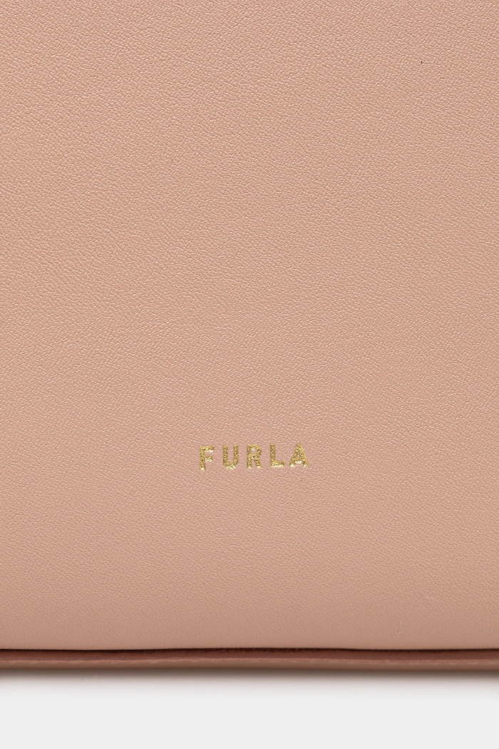 Usnjena torbica Furla oranžna WB01606.BX3169.3766S