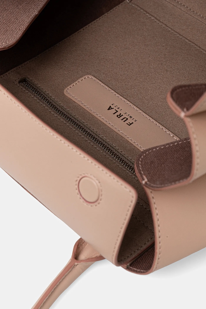 Usnjena torbica Furla WB01606.BX3169.3766S oranžna
