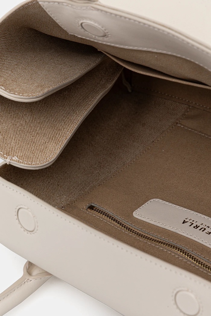 Kožená kabelka Furla béžová WB01606.BX3169.3767S