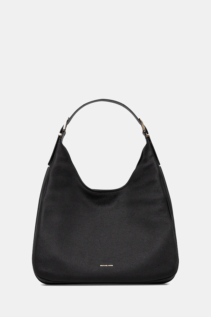 Kožna torba MICHAEL Michael Kors Planet friendly crna 30F4GY5H3L