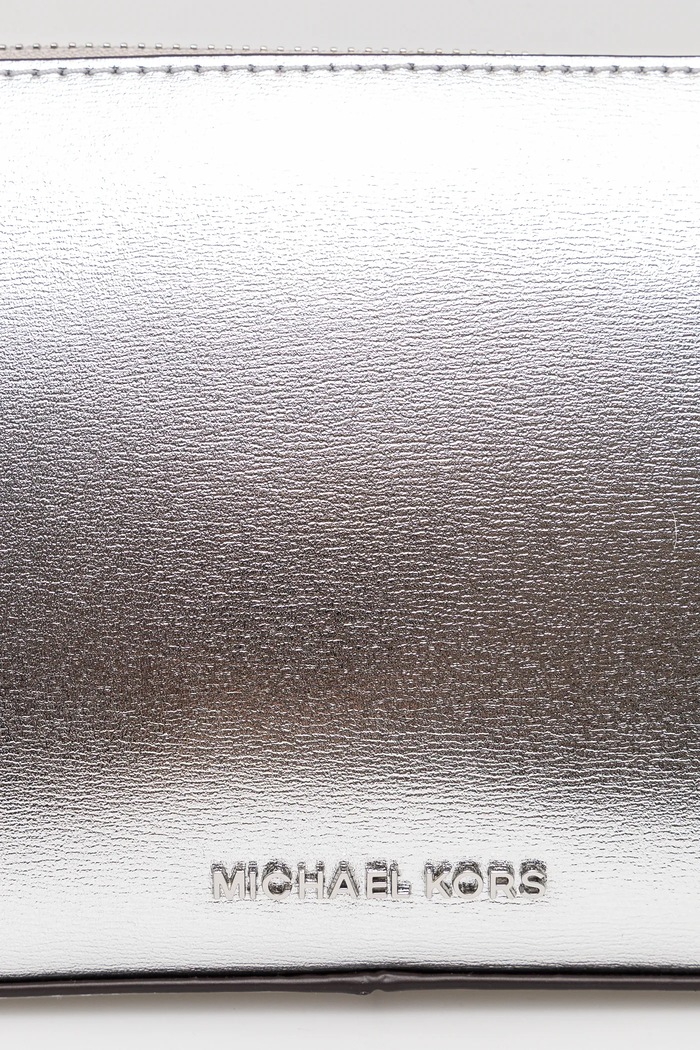 MICHAEL Michael Kors torebka skórzana srebrny 32S4S8EW6M